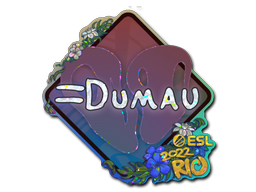 Наклейка | dumau (с блёстками) | Рио-2022