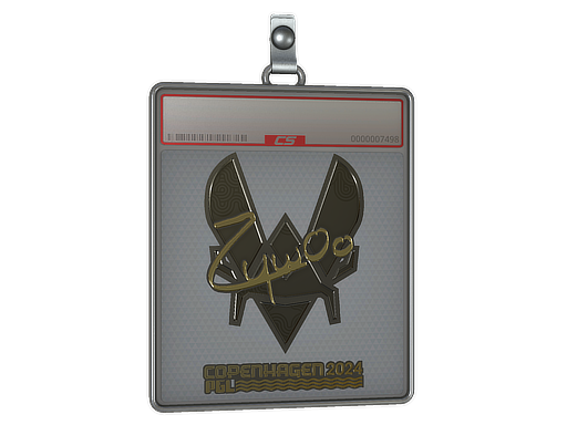Sticker Slab | ZywOo (Gold) | Copenhagen 2024