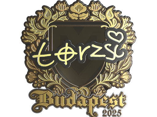 Sticker | torzsi (Gold) | Budapest 2025