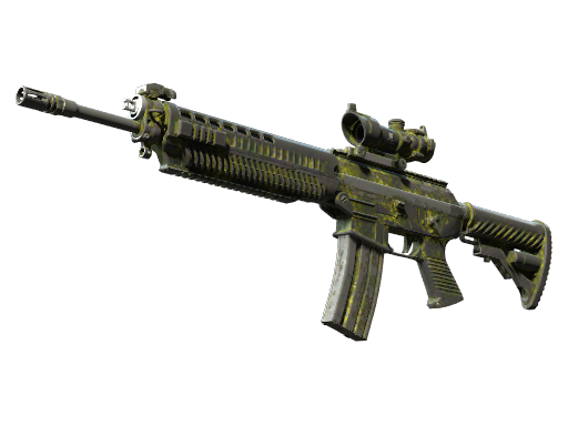 Souvenir SG 553 | Gator Mesh (Закаленное в боях)