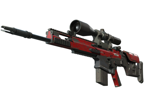 SCAR-20 | Crimson Web (После полевых испытаний)