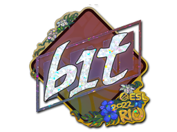 Наклейка | b1t (с блёстками) | Рио-2022