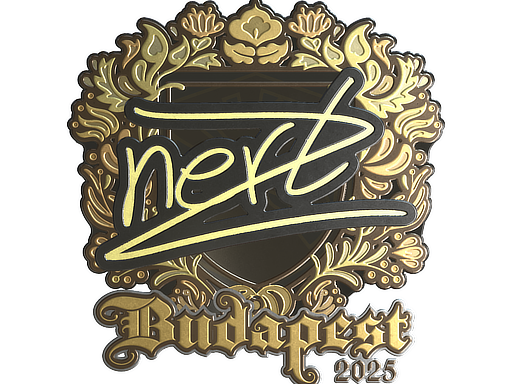 Наклейка | NertZ (золотая) | Будапешт-2025