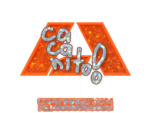 Наклейка | CacaNito (с блёстками) | Копенгаген-2024