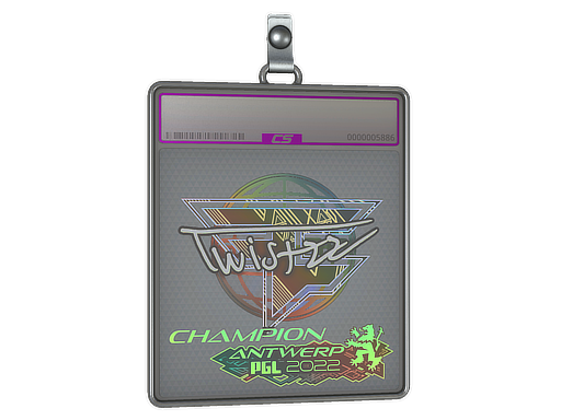 Sticker Slab | Twistzz (Holo, Champion) | Antwerp 2022
