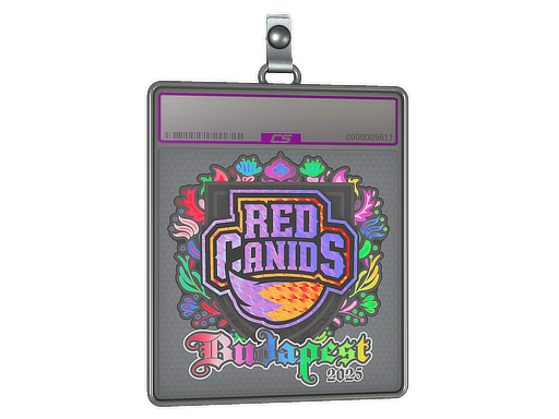 Sticker Slab | RED Canids (Holo) | Budapest 2025