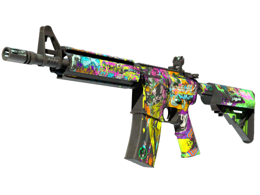 StatTrak™ M4A4 | In Living Color (Закаленное в боях)