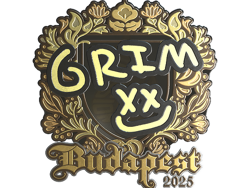 Sticker | Grim (Gold) | Budapest 2025