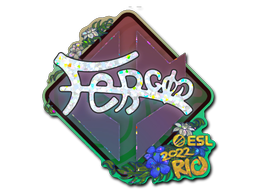 Наклейка | fer (с блёстками) | Рио-2022