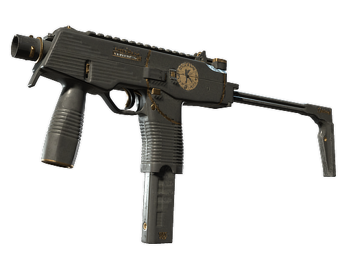 MP9 | Broken Record (Battle-Scarred)