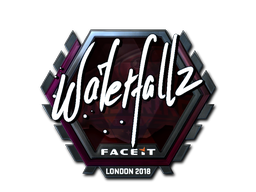 Наклейка | waterfaLLZ (металлическая) | Лондон-2018