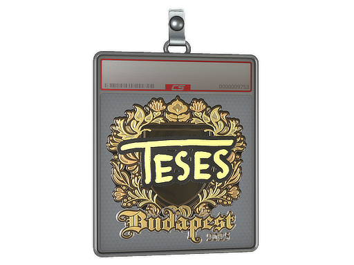 Sticker Slab | TeSeS (Gold) | Budapest 2025