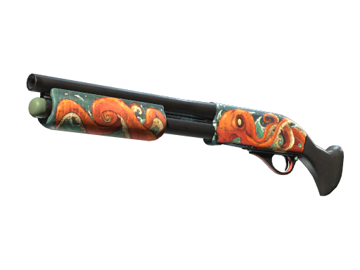 StatTrak™ Sawed-Off | The Kraken (Немного поношенное)