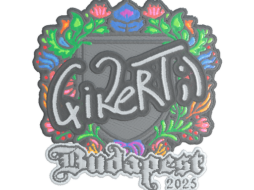 Sticker | qikert (Embroidered) | Budapest 2025