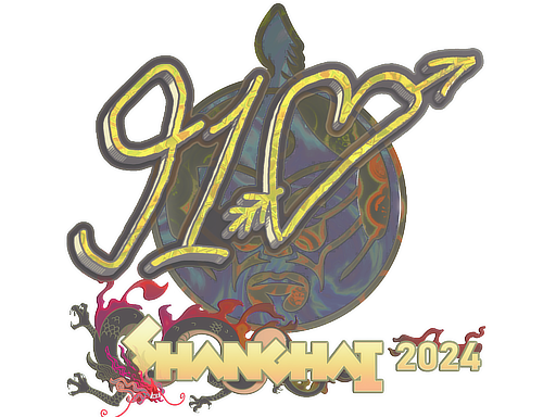 Sticker | 910 (Holo) | Shanghai 2024