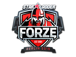 Наклейка | forZe eSports (металлическая) | Берлин-2019