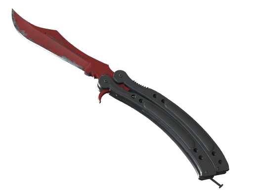 ★ Butterfly Knife | Crimson Web (Поношенное)
