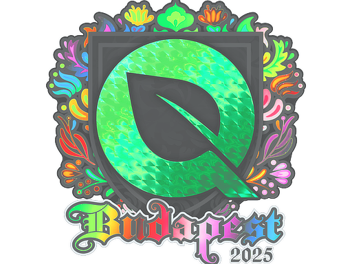 Наклейка | FlyQuest (голографическая) | Будапешт-2025