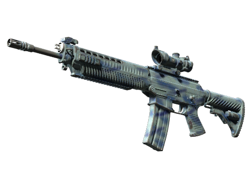 StatTrak™ SG 553 | Wave Spray (После полевых испытаний)