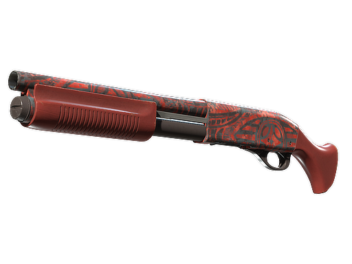 Sawed-Off | Crimson Batik (После полевых испытаний)
