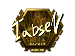 Наклейка | tabseN (золотая) | Лондон-2018