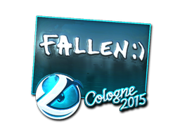 Наклейка | FalleN (металлическая) | Кёльн-2015