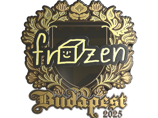 Sticker | frozen (Gold) | Budapest 2025