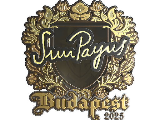 Наклейка | SunPayus (золотая) | Будапешт-2025