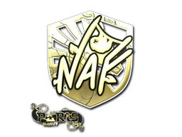 Наклейка | NAF (золотая) | Париж-2023