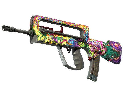 FAMAS | Bad Trip (Закаленное в боях)