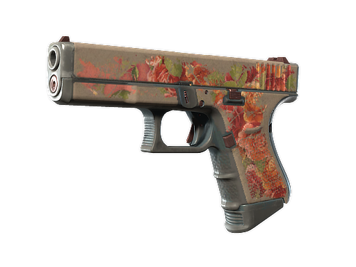 Glock-18 | Coral Bloom (Закаленное в боях)