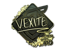 Наклейка | vexite (золотая) | Рио-2022