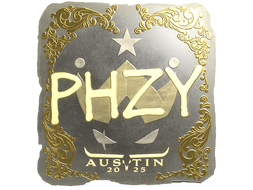 Sticker | phzy (Gold) | Austin 2025