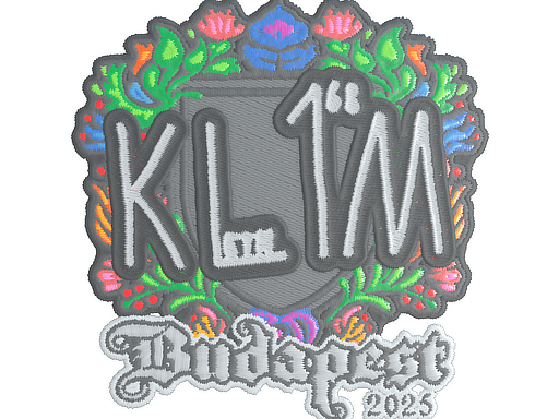 Sticker | kl1m (Embroidered) | Budapest 2025