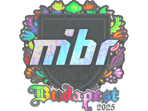 Наклейка | MIBR (голографическая) | Будапешт-2025