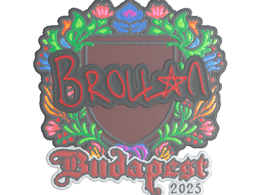 Sticker | Brollan (Embroidered) | Budapest 2025