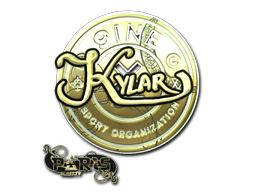 Наклейка | Kylar (золотая) | Париж-2023