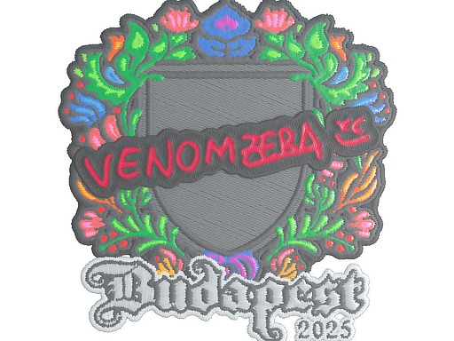 Наклейка | venomzera (вышитая) | Будапешт-2025