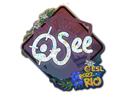 Наклейка | oSee (с блёстками) | Рио-2022