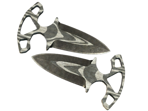 ★ Shadow Daggers | Black Laminate (Закаленное в боях)