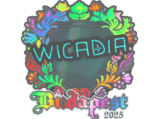 Наклейка | Wicadia (голографическая) | Будапешт-2025