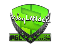 Наклейка | wayLander | Краков-2017