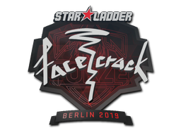 Наклейка | facecrack | Берлин-2019