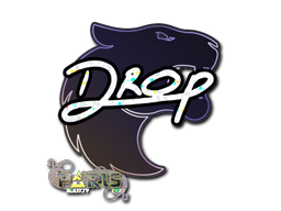 Наклейка | drop (с блёстками) | Париж-2023