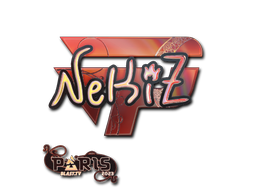 Наклейка | NEKiZ (голографическая) | Париж-2023