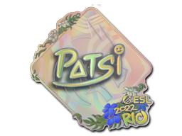 Наклейка | Patsi (голографическая) | Рио-2022