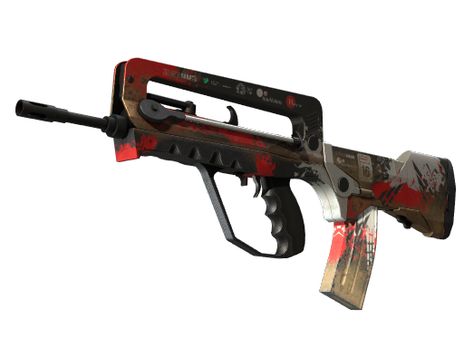 StatTrak™ FAMAS | Roll Cage (Поношенное)