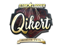 Наклейка | qikert (золотая) | Берлин-2019