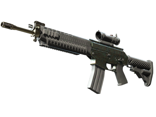 SG 553 | Army Sheen (Прямо с завода)