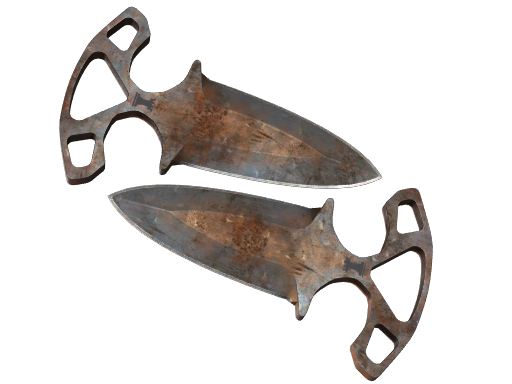 ★ Shadow Daggers | Rust Coat (Закаленное в боях)